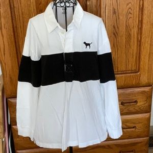 PINK button up shirt